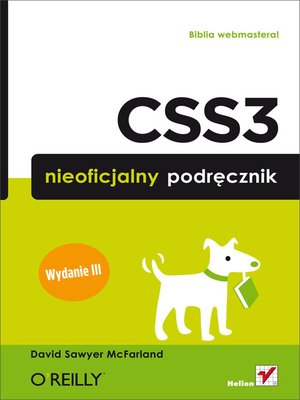 cover image of CSS3. Nieoficjalny podrecznik. Wydanie III
